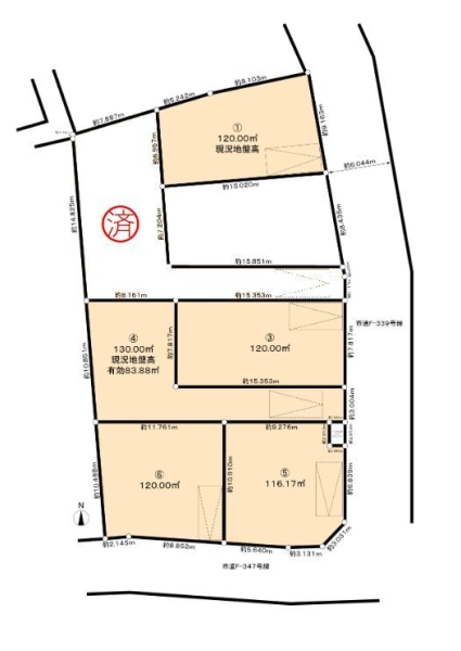 厚木市長谷　新築戸建　全6棟　3号棟