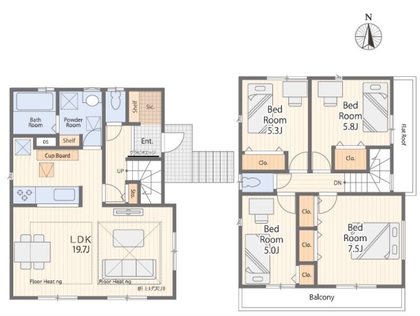 横浜市瀬谷区三ツ境　新築戸建　全４棟　１号棟