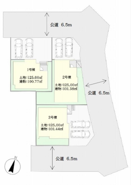 横浜市瀬谷区下瀬谷3丁目　新築戸建　全3棟　1号棟