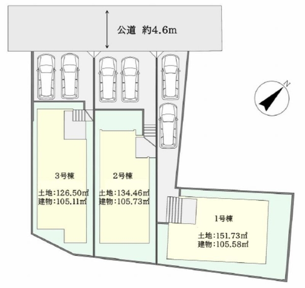 横浜市保土ヶ谷区川島町　新築戸建　全３棟　１号棟