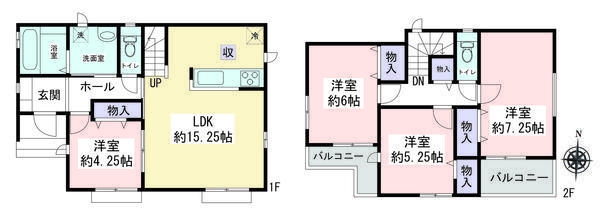 厚木市旭町5丁目　新築戸建　全3号棟　C号棟