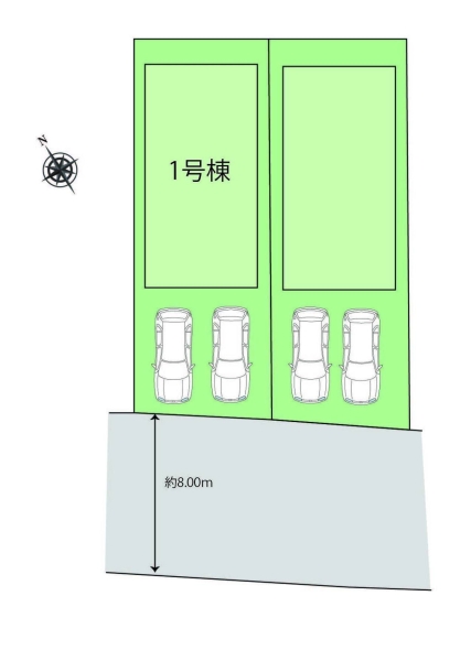 町田市南成瀬7丁目　新築戸建　全2棟　1号棟