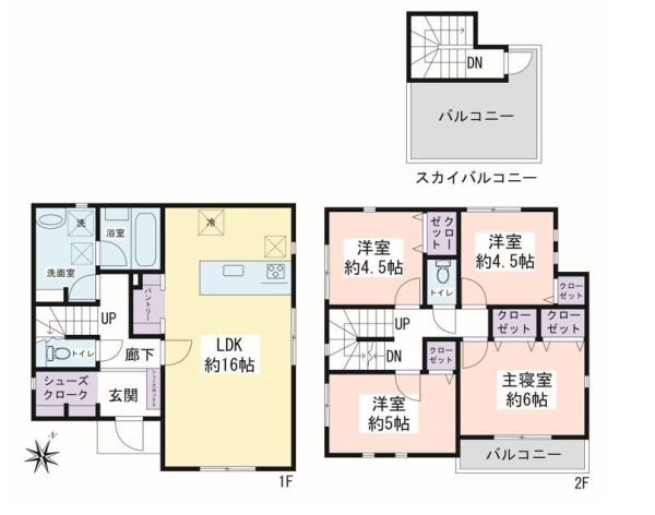 大和市上草柳6丁目　新築戸建第2期　全8棟　4号棟
