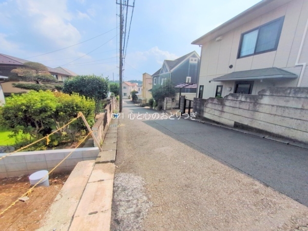 町田市南大谷の土地(前面道路含む現地写真)