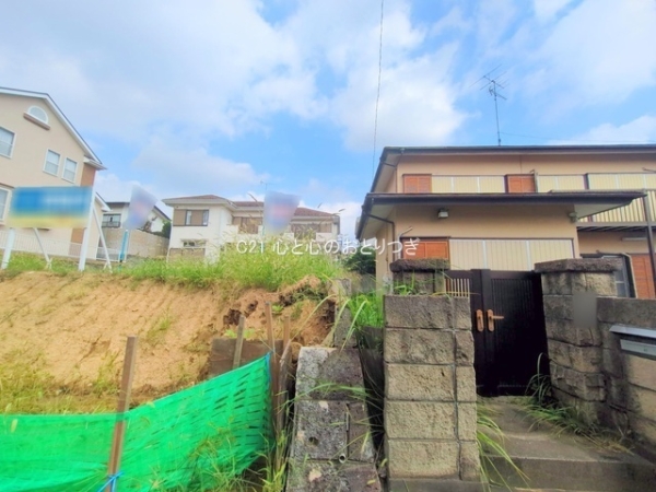 町田市東玉川学園1丁目の土地(現地土地写真)