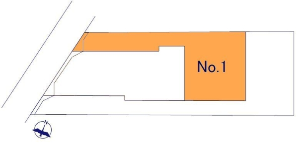 大和市中央林間西5丁目 新築戸建 全3棟 1号棟(区画図)