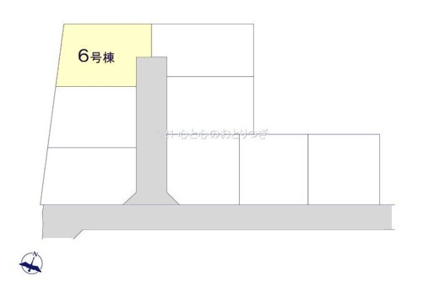大和市西鶴間７丁目　新築戸建　全8棟　6号棟
