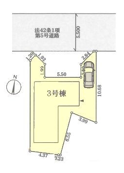 横浜市瀬谷区下瀬谷2丁目　新築戸建　全2棟　3号棟