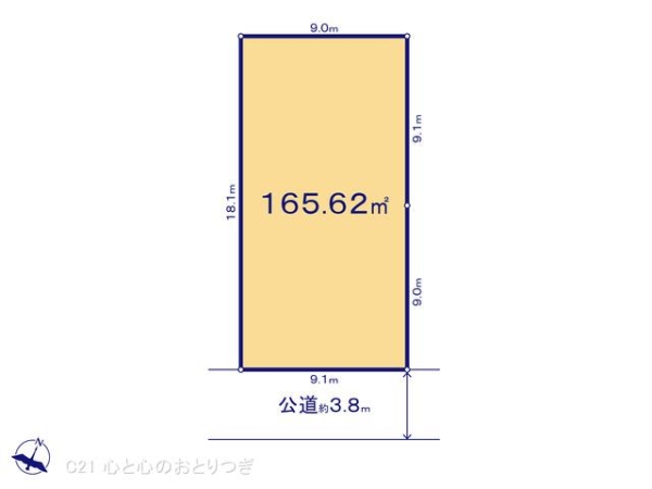 大和市南林間３丁目の土地