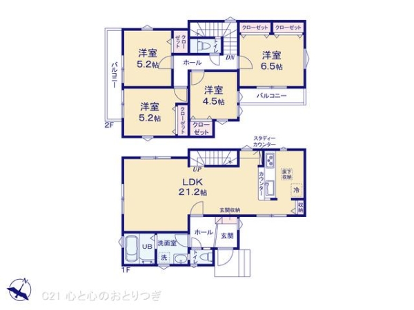 町田市大蔵町4期　新築分譲住宅　4号棟
