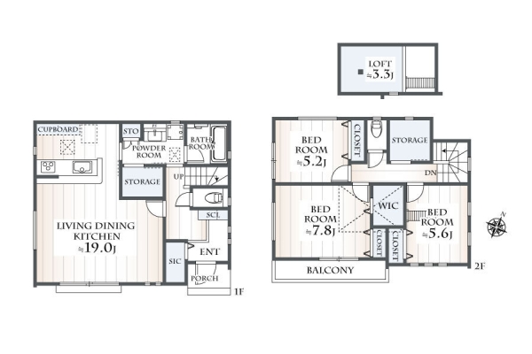 相模原市南区東林間6丁目　新築分譲住宅　A号棟