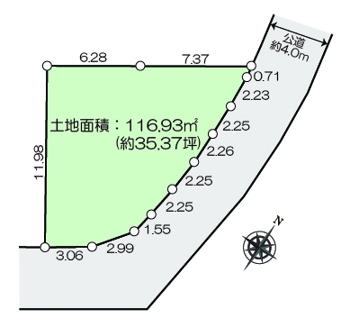 大和市福田7丁目　売地
