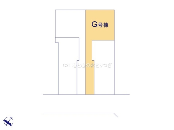相模原市南区相模台7丁目II期 新築分譲住宅 G号棟(区画図)
