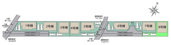 大和市中央林間西5丁目　新築分譲住宅　8号棟
