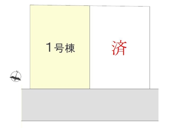 綾瀬市落合南3丁目　新築戸建　全2棟　1号棟