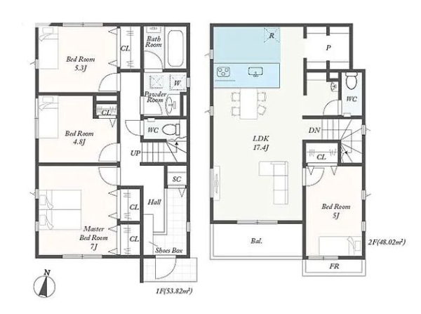 綾瀬市深谷上7丁目　新築戸建　全5棟　5号棟