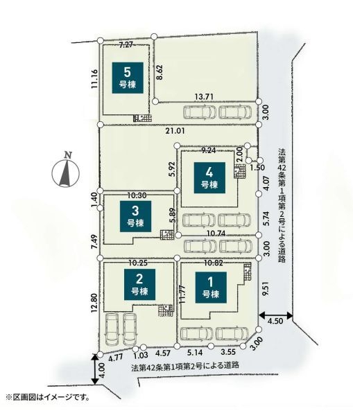 綾瀬市深谷上7丁目　新築戸建　全5棟　3号棟
