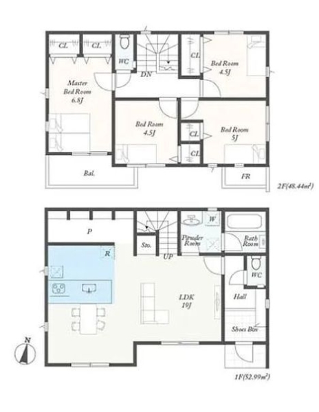 綾瀬市深谷上7丁目　新築戸建　全5棟　2号棟