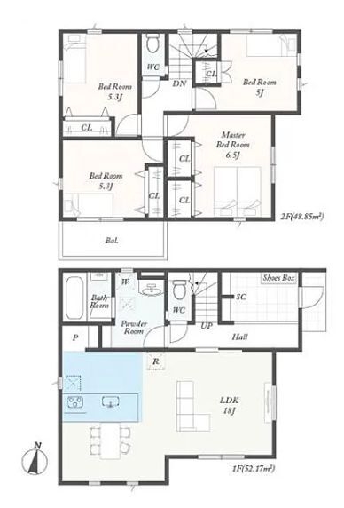 綾瀬市深谷上7丁目　新築戸建　全5棟　1号棟