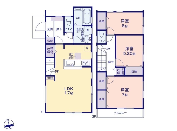 横浜市瀬谷区瀬谷6丁目　新築戸建　全2棟　1号棟