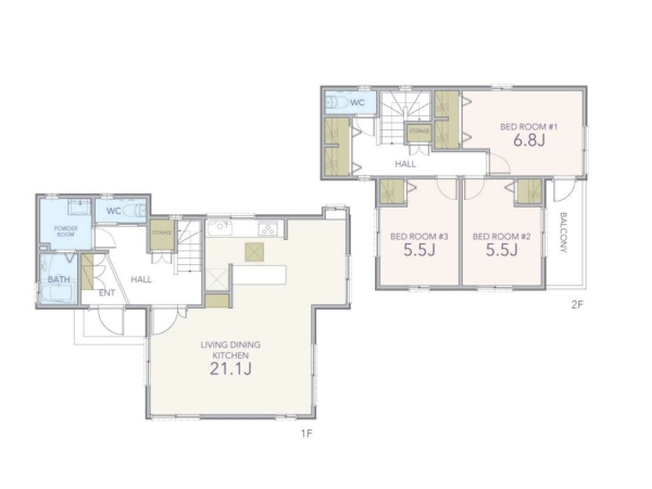 座間市広野台１丁目の中古一戸建て