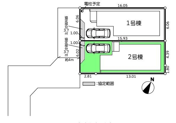 相模原市南区相南2丁目4期　新築分譲住宅　2号棟