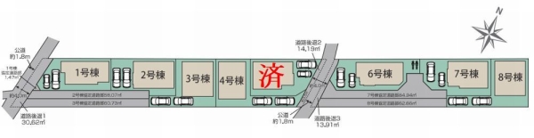 大和市中央林間西5丁目　新築分譲住宅　3号棟