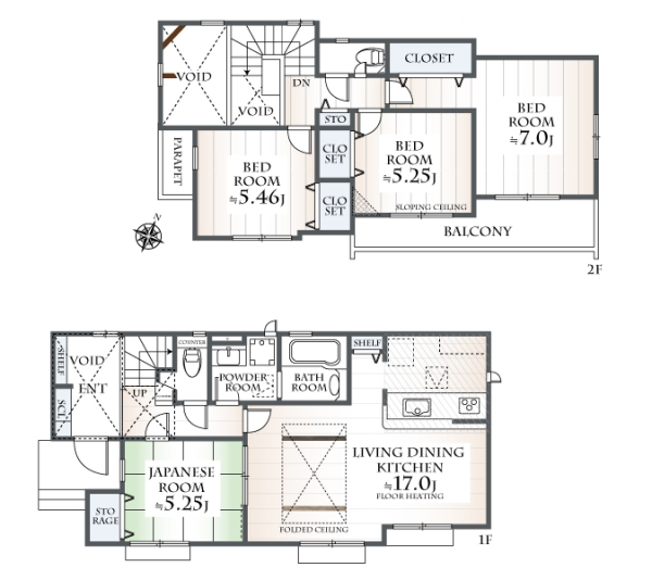 大和市中央林間西5丁目　新築分譲住宅　1号棟