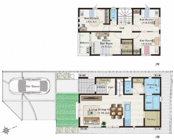 相模原市緑区東橋本３丁目の新築一戸建