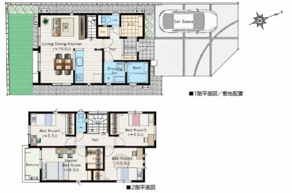 相模原市緑区東橋本３丁目の新築一戸建