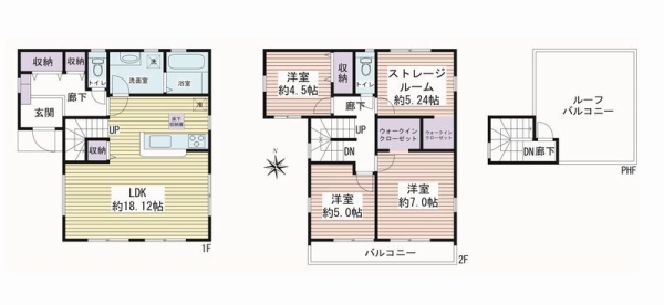 厚木市水引2丁目 新築戸建 全2棟 2号棟