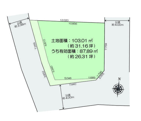 大和市上草柳8丁目　売地
