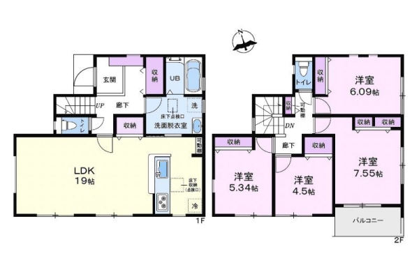 大和市福田　新築戸建　全10棟　4号棟