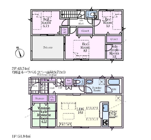 綾瀬市早川　新築戸建　全6棟　3号棟
