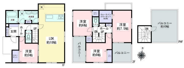 大和市上和田　売地　全2区画　No1