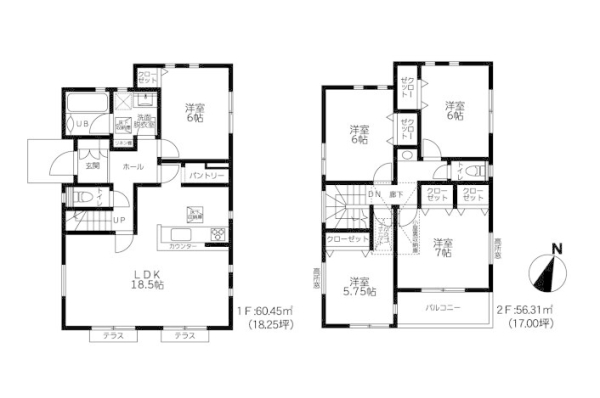 綾瀬市上土棚北2丁目　新築戸建
