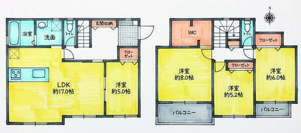 大和市中央林間4丁目　売地　全2区画　2区画