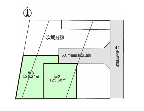 横浜市瀬谷区阿久和東4丁目　売地　全2区画　No3