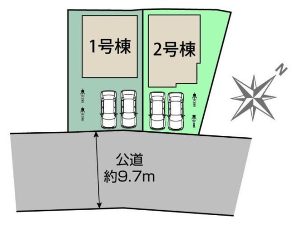 相模原市南区若松3丁目1期　新築分譲住宅　2号棟