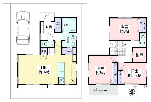 海老名市東柏ケ谷1丁目　売地　全2区画　No1