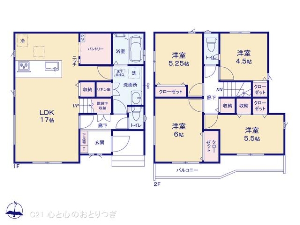相模原市中央区淵野辺本町1丁目11期　新築分譲住宅　1号棟