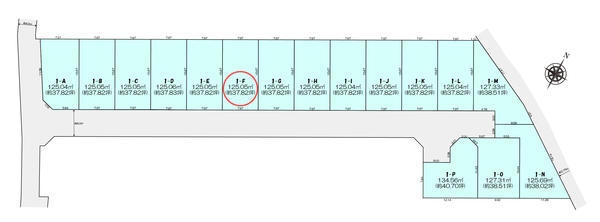 町田市木曽西1丁目　売地　全16区画　1　F