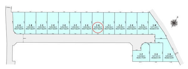 町田市木曽西1丁目　売地　全16区画　1　H