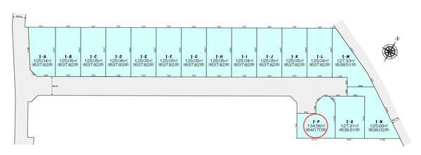 町田市木曽西1丁目　売地　全16区画　1　P