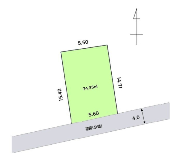 綾瀬市上土棚北3丁目　売地