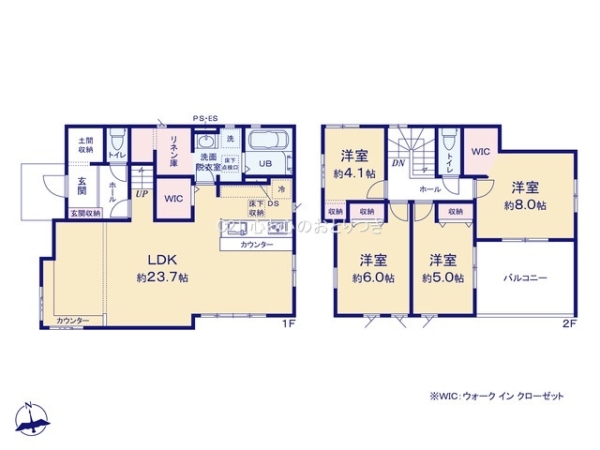 座間市座間1丁目4期　新築分譲住宅　1号棟