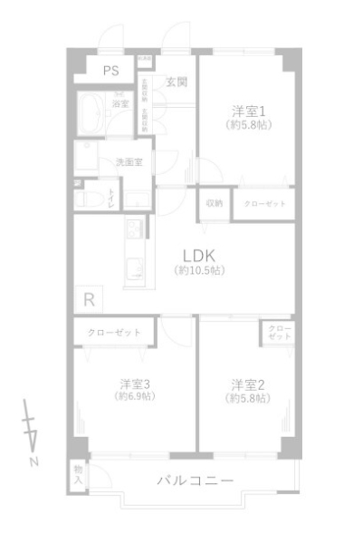 東建座間ハイツ２