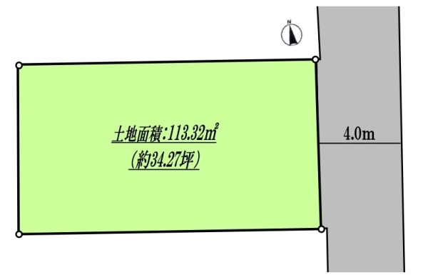厚木市山際の土地