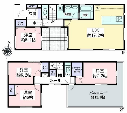 大和市上和田　新築戸建　全2棟　2号棟