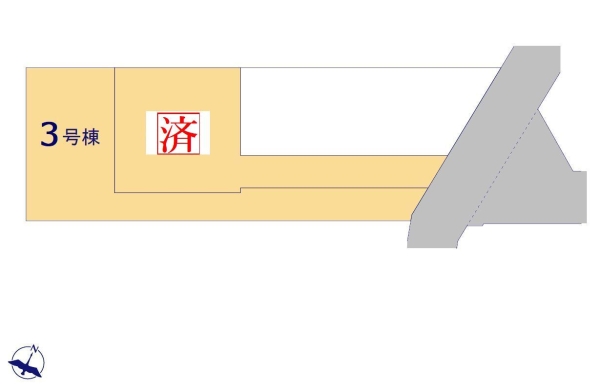 大和市中央林間西5丁目　新築戸建　全2棟　3号棟